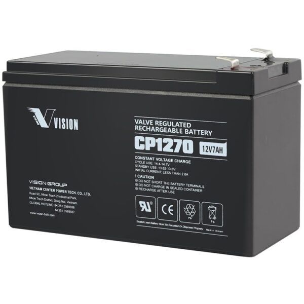 CP1270 аккумулятор 7Ач 12В Vision