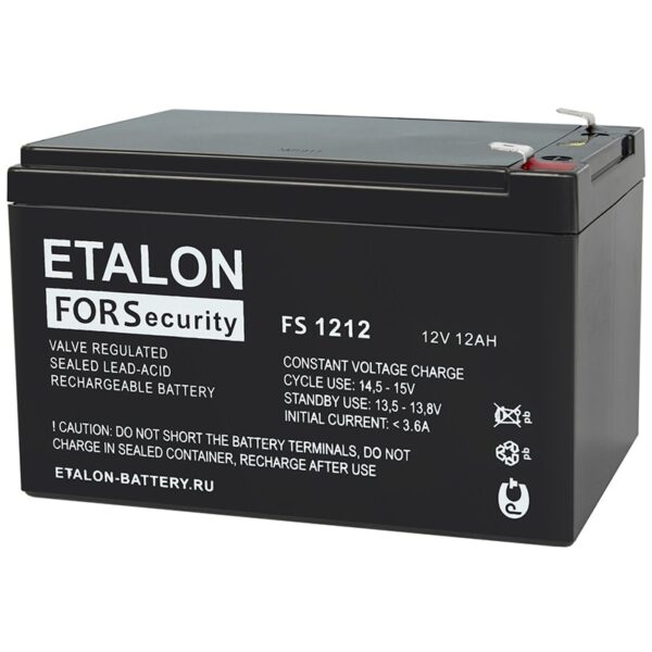 FS 1212 аккумулятор 12Ач 12В Etalon