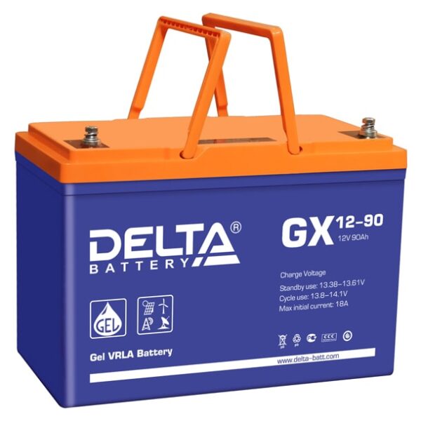 GX 12-90 аккумулятор 90Ач 12В Delta