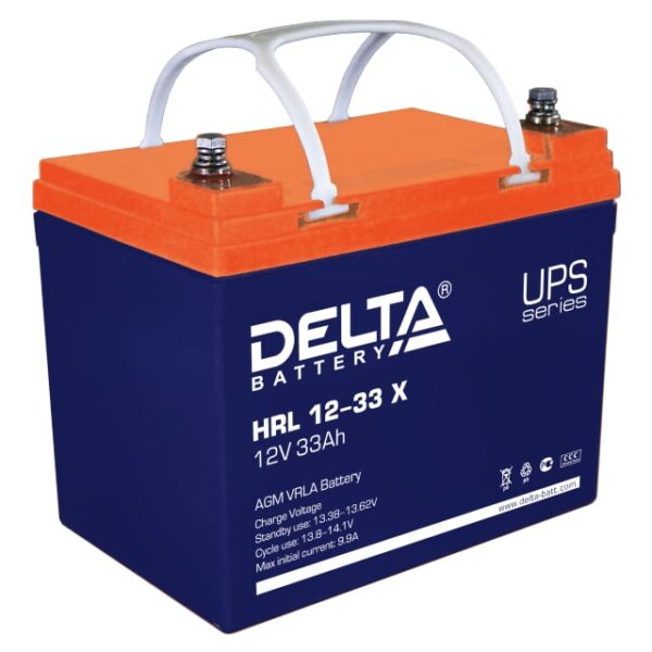 HRL 12-33 X аккумулятор 33Ач 12В Delta