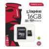 Карта памяти microSDHC 16Gb Class10 Kingston SDCS2/16GB Canvas Select Plus