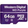Карта памяти microSDXC 64Gb Class10 WD WDD064G1P0A Purple