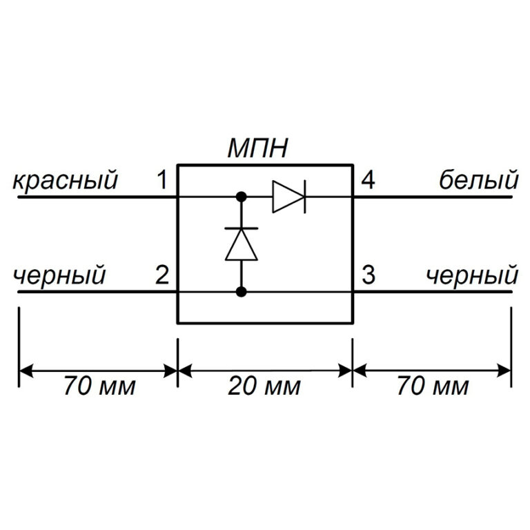 Схема подключения табличек выход