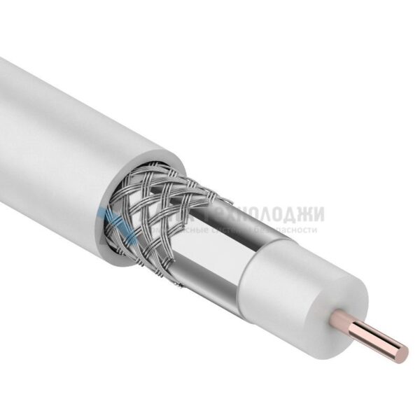 RG-6U CCS/Al/Al 64% (01-2201) кабель коаксиальный 75 Ом Rexant (100 м)