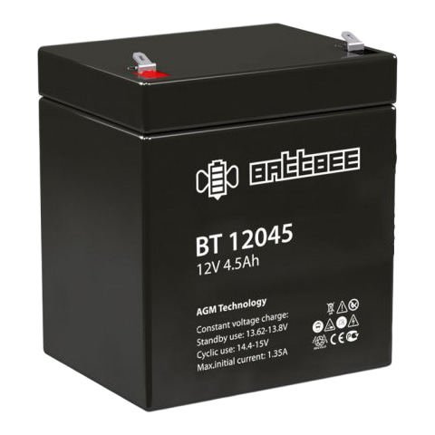 BT 12045 аккумулятор 4.5Ач 12В BattBee