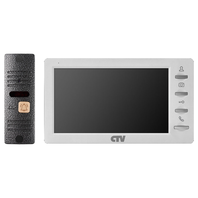 CTV-DP1701S (белый) комплект видеодомофона