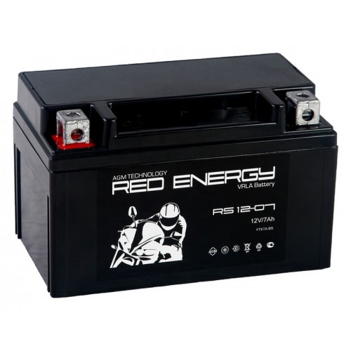 RS 1207 аккумулятор 7Ач 12В Red Energy