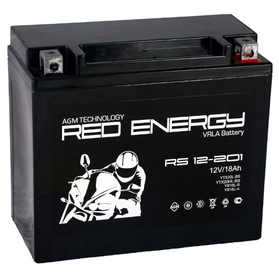 RS 12201 аккумулятор 18Ач 12В Red Energy