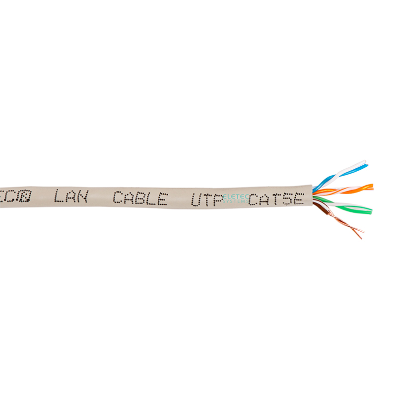 UTP 5E 4х2хAWG24 эконом CCA (медь 30%) кабель витая пара Eletec