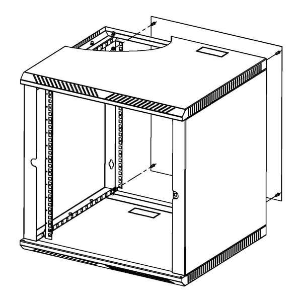 А-ШРН-9 стенка задняя к шкафу ЦМО