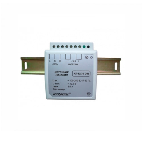 AT-12/15 DIN блок питания AccordTec