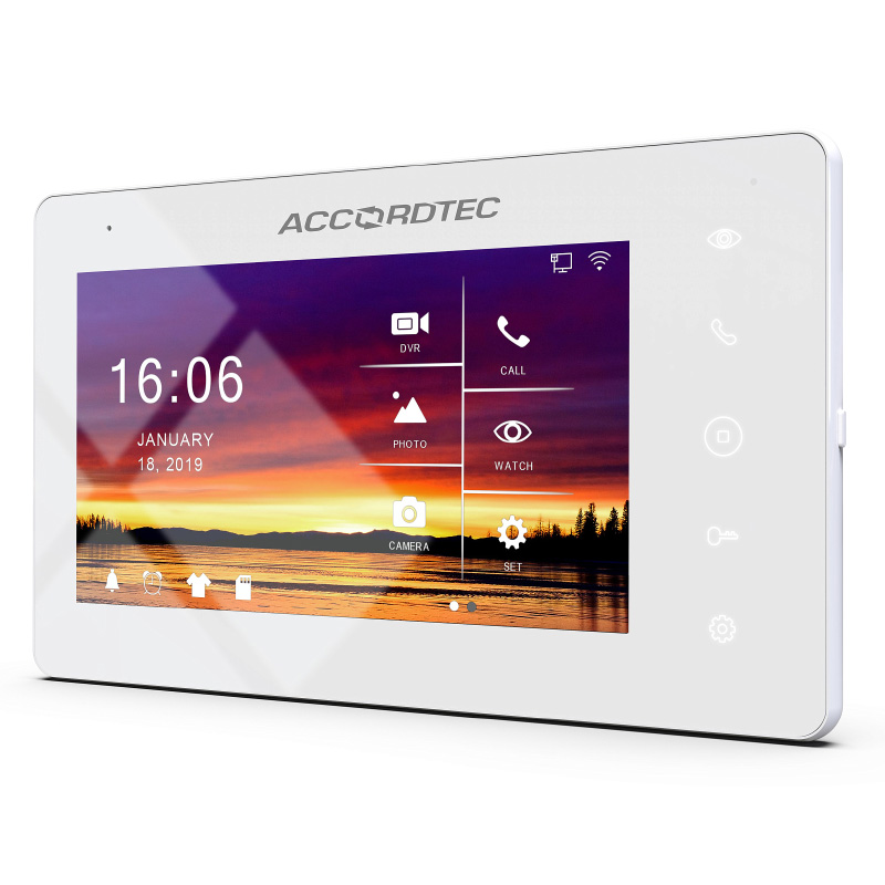 AT-VD 710W K EXEL монитор видеодомофона AccordTec
