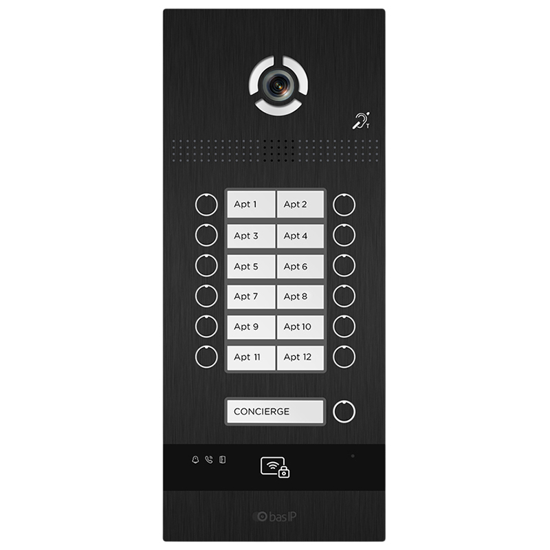 BI-12FBI (черный) вызывная панель Bas-IP
