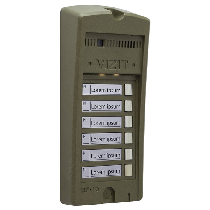 БВД-306FCP-6 блок вызова домофона Vizit