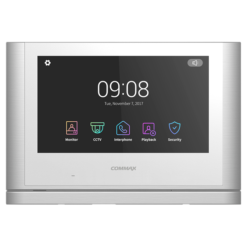 CDV-1024MA/VZ (белый) монитор видеодомофона Commax
