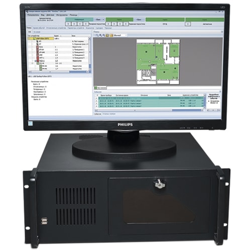 ЦПИУ "Рубеж" исп.1 центральный прибор индикации и управления