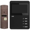 CTV-DP1400N (черный+бронза) комплект видеодомофона