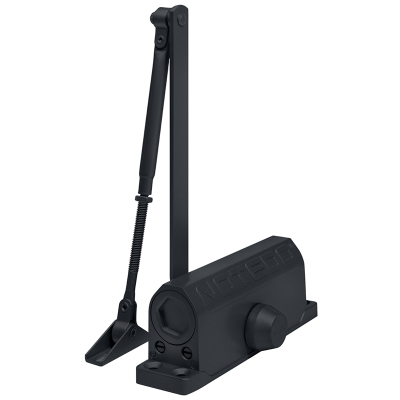 DC-065 "Легкий характер" (черный) дверной доводчик Notedo