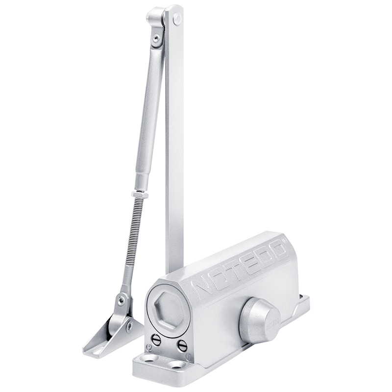 DC-065 "Легкий характер" (серебро) дверной доводчик Notedo