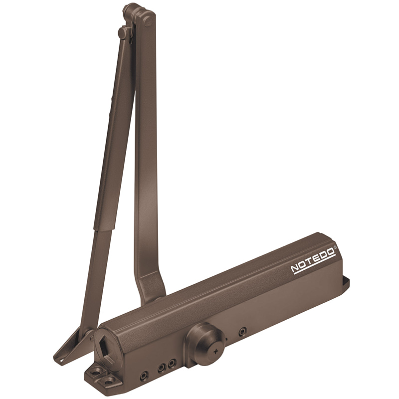 DC-080-180 DA+BC (коричневый) дверной доводчик Notedo