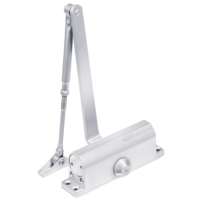 DC-080 DA "Легкий характер" (серебро) дверной доводчик Notedo