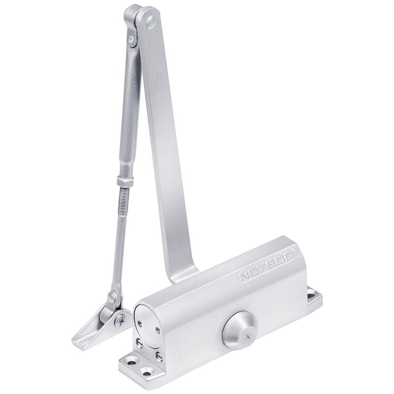 DC-080 "Легкий характер" (серебро) дверной доводчик Notedo