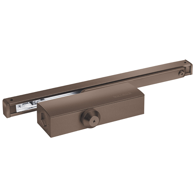 DC-085 SL+HO (коричневый) дверной доводчик Notedo