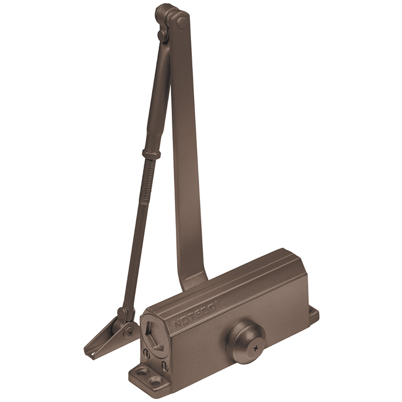 DC-100 "Классика" (коричневый) дверной доводчик Notedo