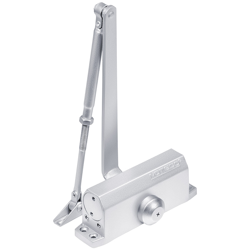 DC-100 "Легкий характер" (серебро) дверной доводчик Notedo