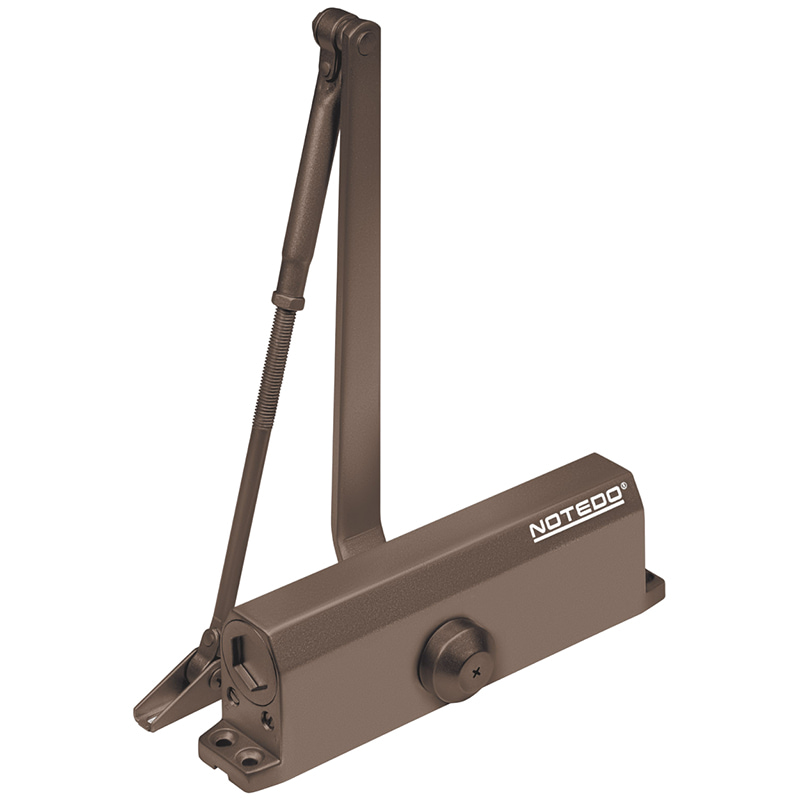 DC-110 DA (коричневый) дверной доводчик Notedo