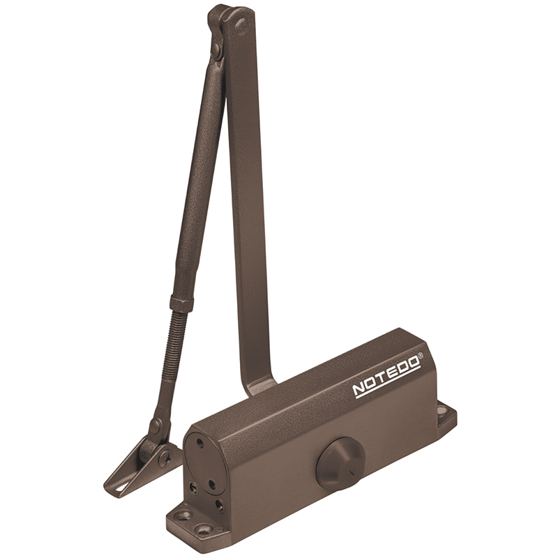 DC-120-I (коричневый) дверной доводчик Notedo