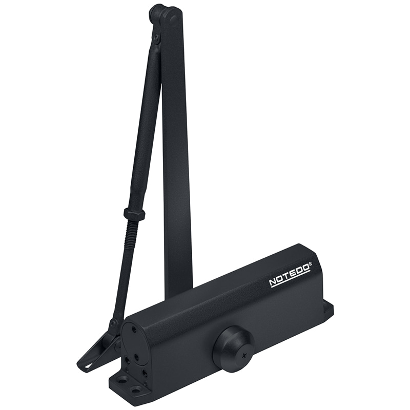 DC-150 "Легкий характер" (черный) дверной доводчик Notedo