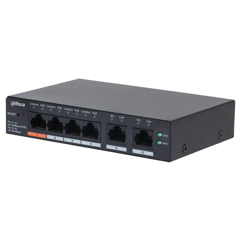 DH-CS4006-4ET2ET-60 PoE коммутатор Dahua