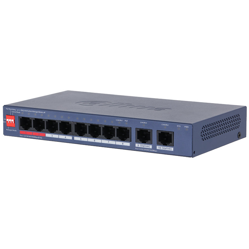 DH-CS4010-8GT-110-V2 PoE коммутатор Dahua
