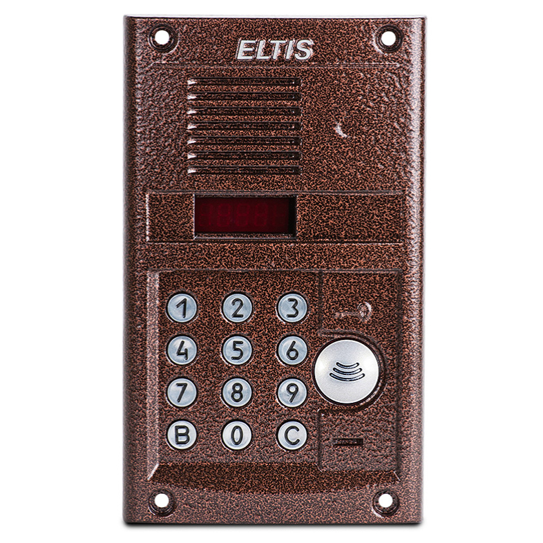 DP400-FD24/X (бескодовый) (бронза-антик металлик) блок вызова домофона Eltis