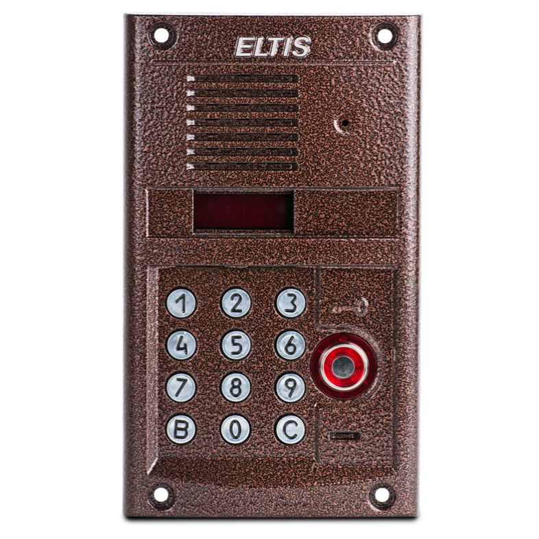 DP400-TDC22 (бронза-антик металлик) блок вызова домофона Eltis