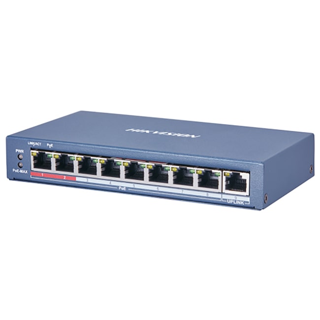 DS-3E0109P-E(C) PoE коммутатор Hikvision