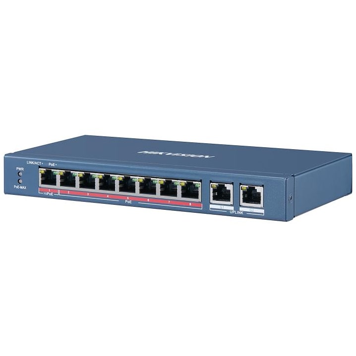 DS-3E0310HP-E PoE коммутатор Hikvision