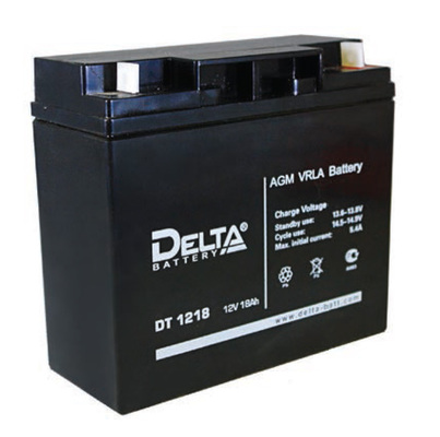 DT 1218 аккумулятор 18Ач 12В Delta