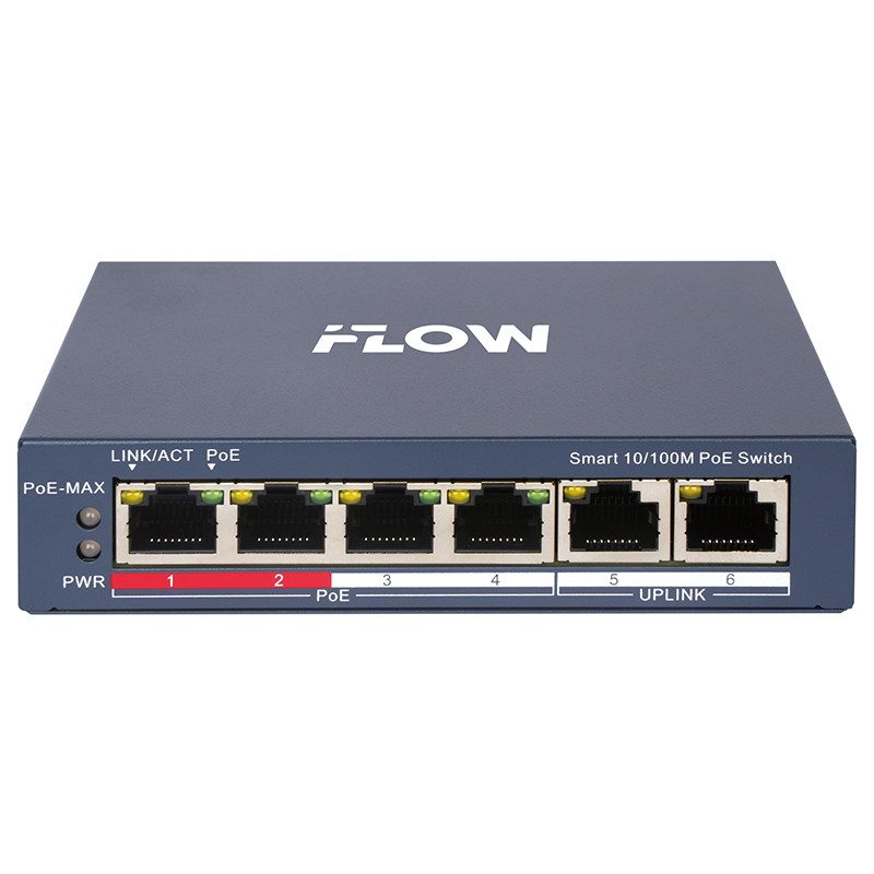 F-SW-EM206POE-VM PoE коммутатор iFlow