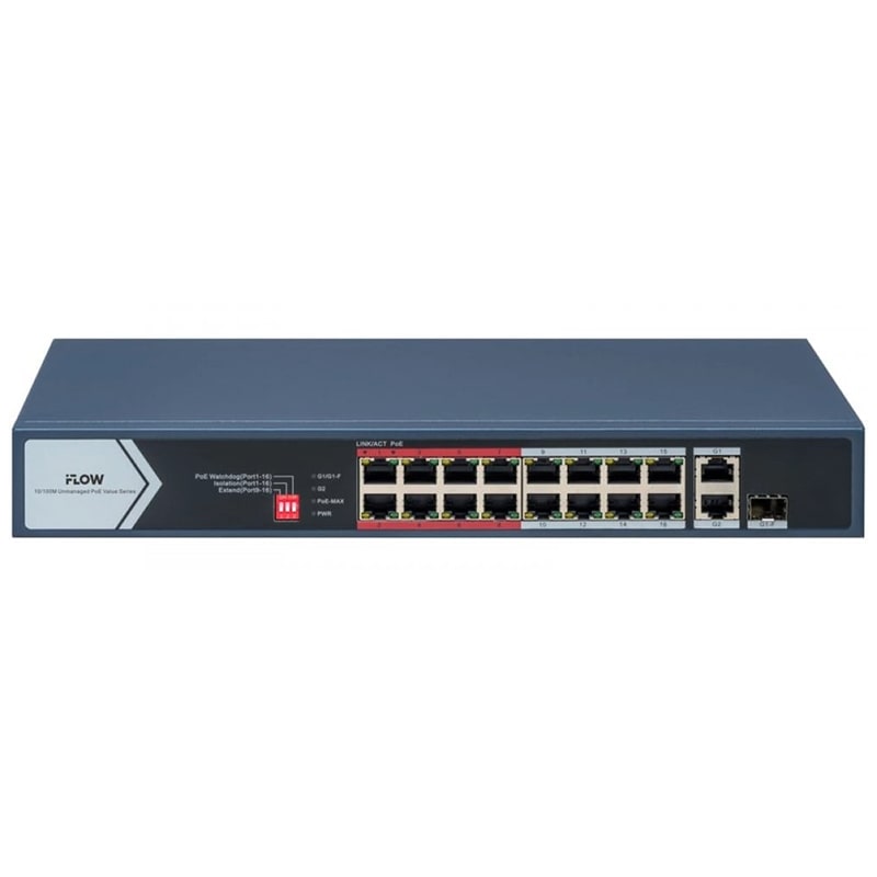 F-SW-EU418POE-V/L PoE коммутатор iFlow