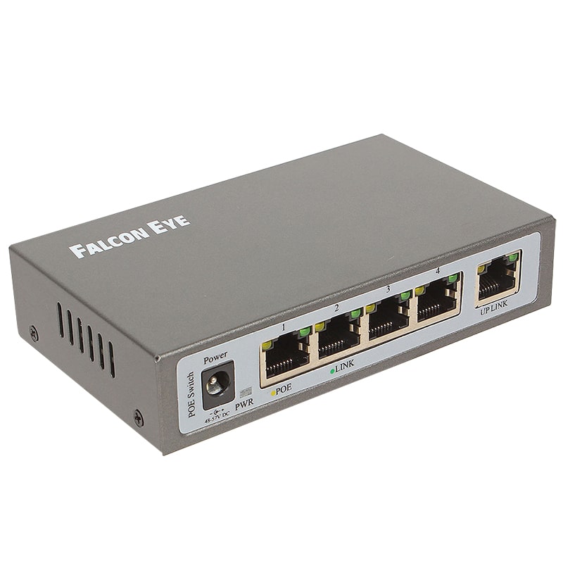 FE-104POE-S PoE коммутатор Falcon Eye
