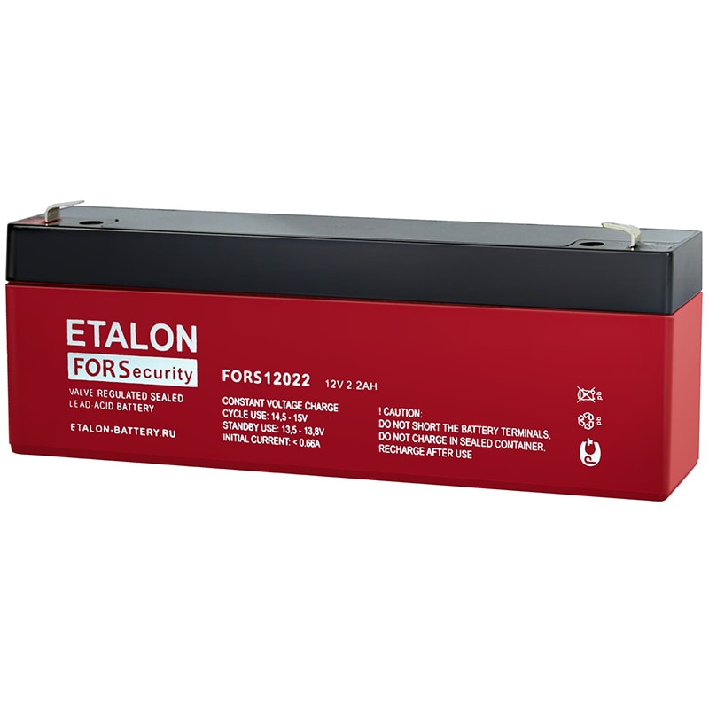 FORS 12022 аккумулятор 2.2Ач 12В Etalon