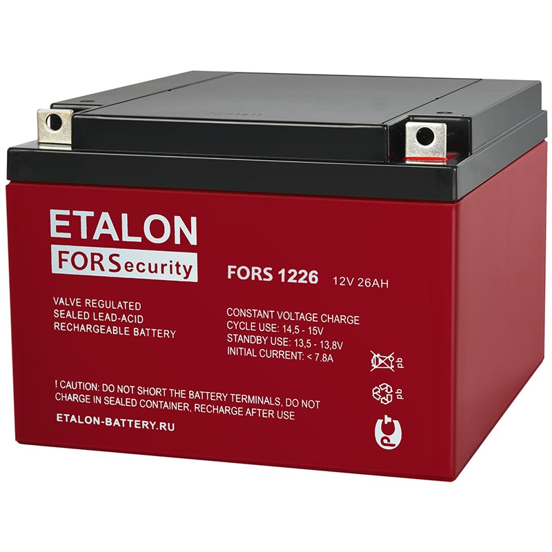FORS 1226 аккумулятор 26Ач 12В Etalon