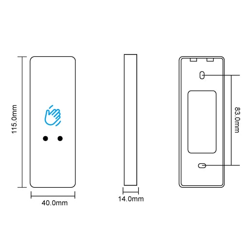 HN-PT1b кнопка выхода Hunter