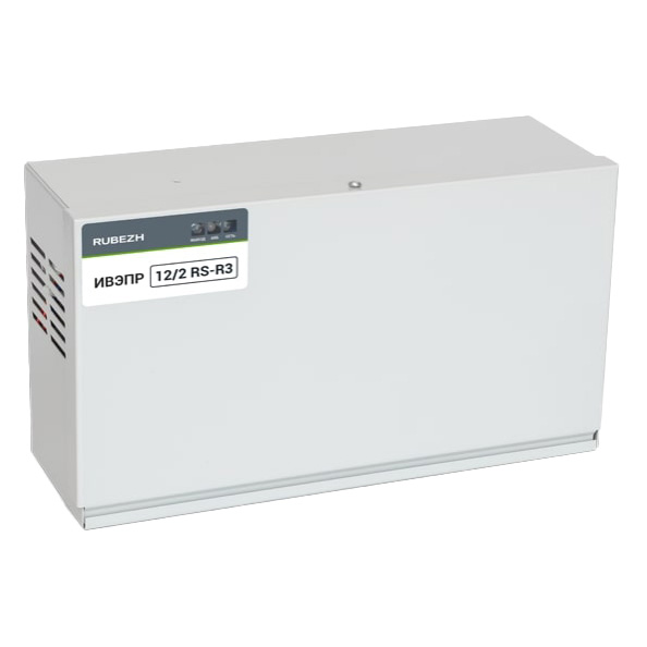 ИВЭПР 12/2 RS-R3 2х12 БР блок резервного питания Рубеж