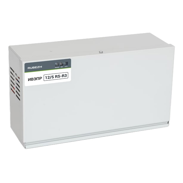 ИВЭПР 12/5 RS-R3 2х12 БР блок резервного питания Рубеж