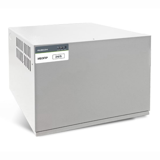 ИВЭПР 24/5 2х40-Р БР блок резервного питания Рубеж
