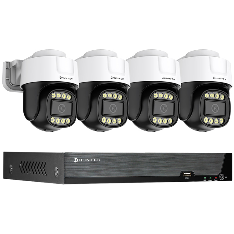 KIT8482-IPz комплект IP видеонаблюдения 8 Мп Hunter