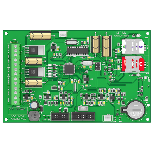 Контакт GSM-5-RT1 контрольная панель Ritm
